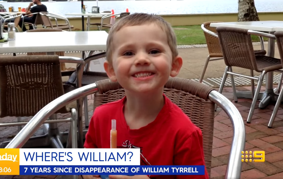 Policisté zatím bezvýsledně pátrají po chlapci Williamu Tyrrellovi. Zmizel před sedmi lety.