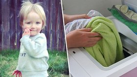 Dvouletý chlapeček Ollie se utopil v pračce