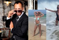 Zdeněk Chlopčík s manželkou na dovolené: Sexy Brigita (47) dováděla ve vlnách!