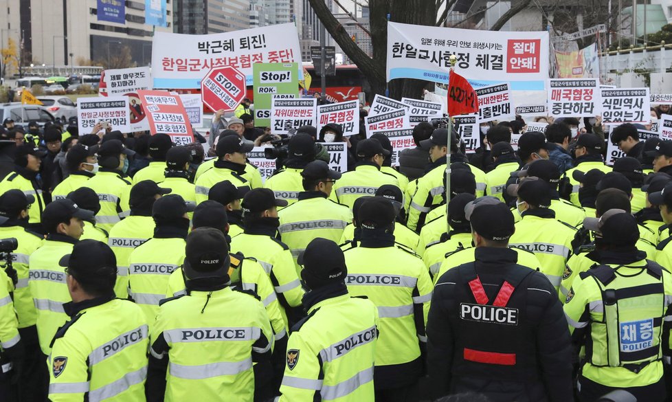 Protesty proti jihokorejské prezidentce se konají takřka denně.