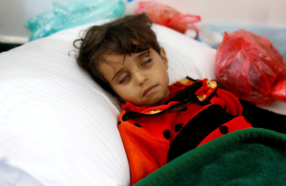 Cholera teď zabíjí v Jemenu.