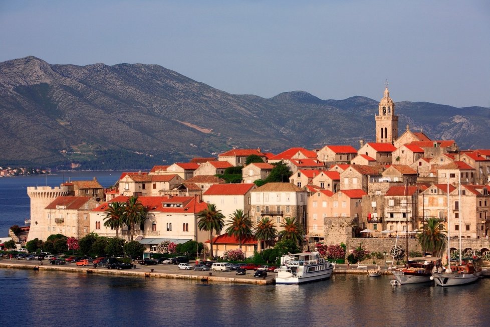 Korčula je jedním z nejhezčích chorvatských výletních míst.