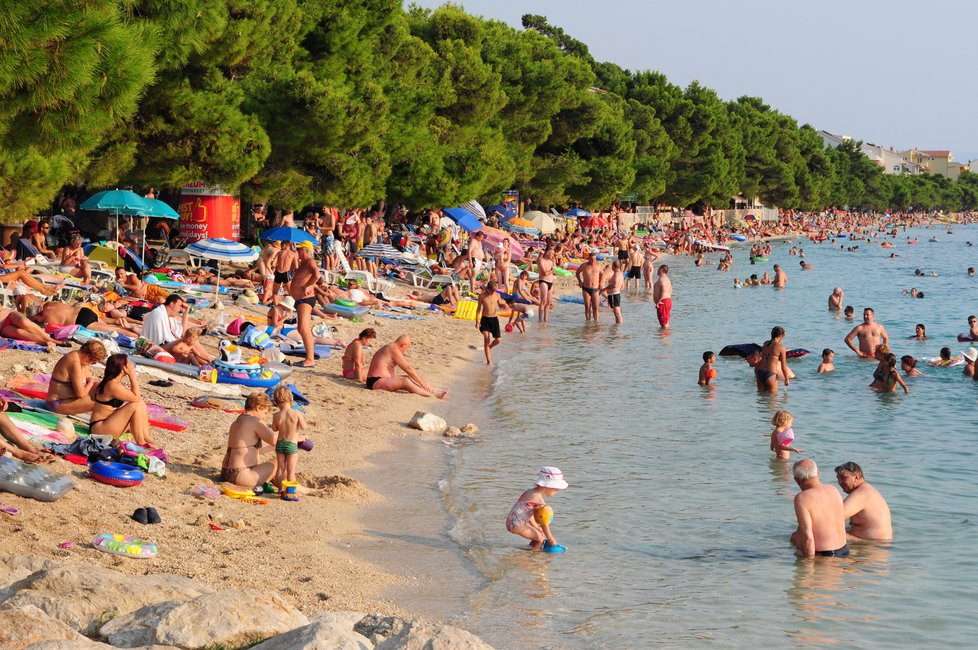 Chorvatské pláže jsou hojně vyhledávány turisty.