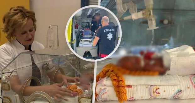 Českým rodičům se na dovolené v Chorvatsku předčasně narodila dcerka: Dvanáct týdnů na přístrojích