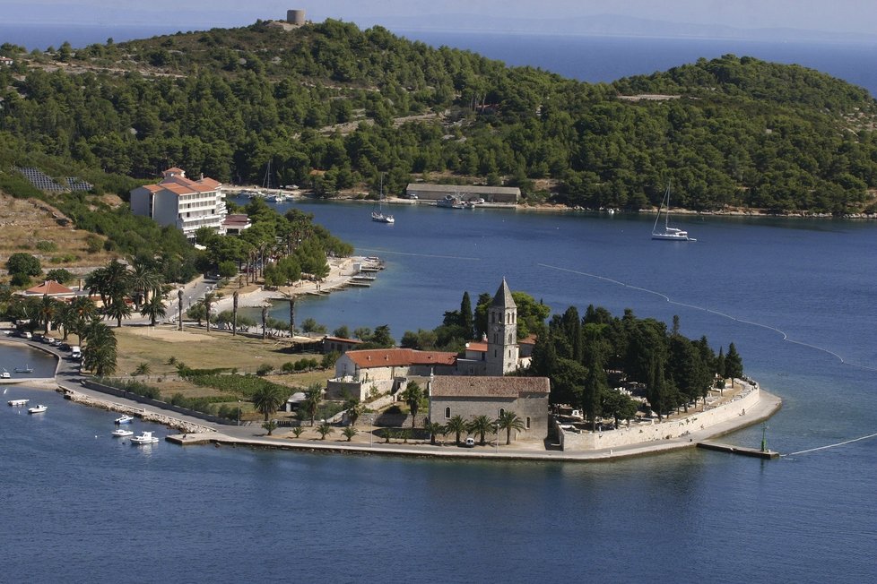 Ostrov Viss v Chorvatsku.