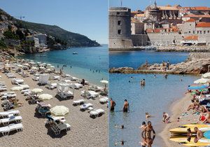 Chorvatská metropole Dubrovník řeší, že stále nepřijelo příliš mnoho turistů. Naopak sever země je téměř na normálu (30. 7. 2020).