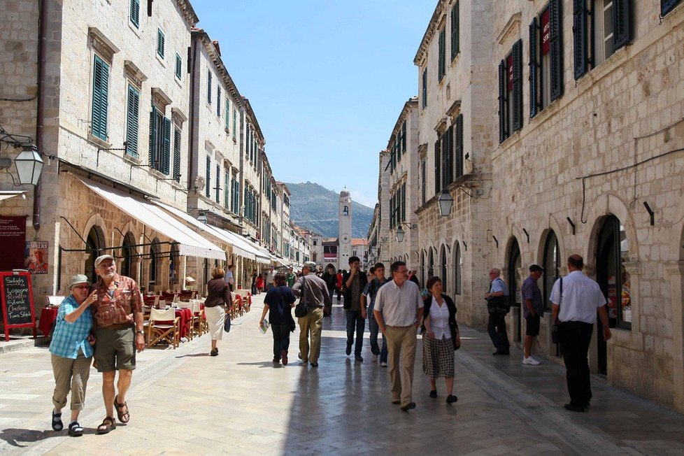 Ulice chorvatského Dubrovniku