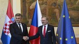 Česko podle Fialy při svém předsednictví podpoří vstup Chorvatska do Schengenu 