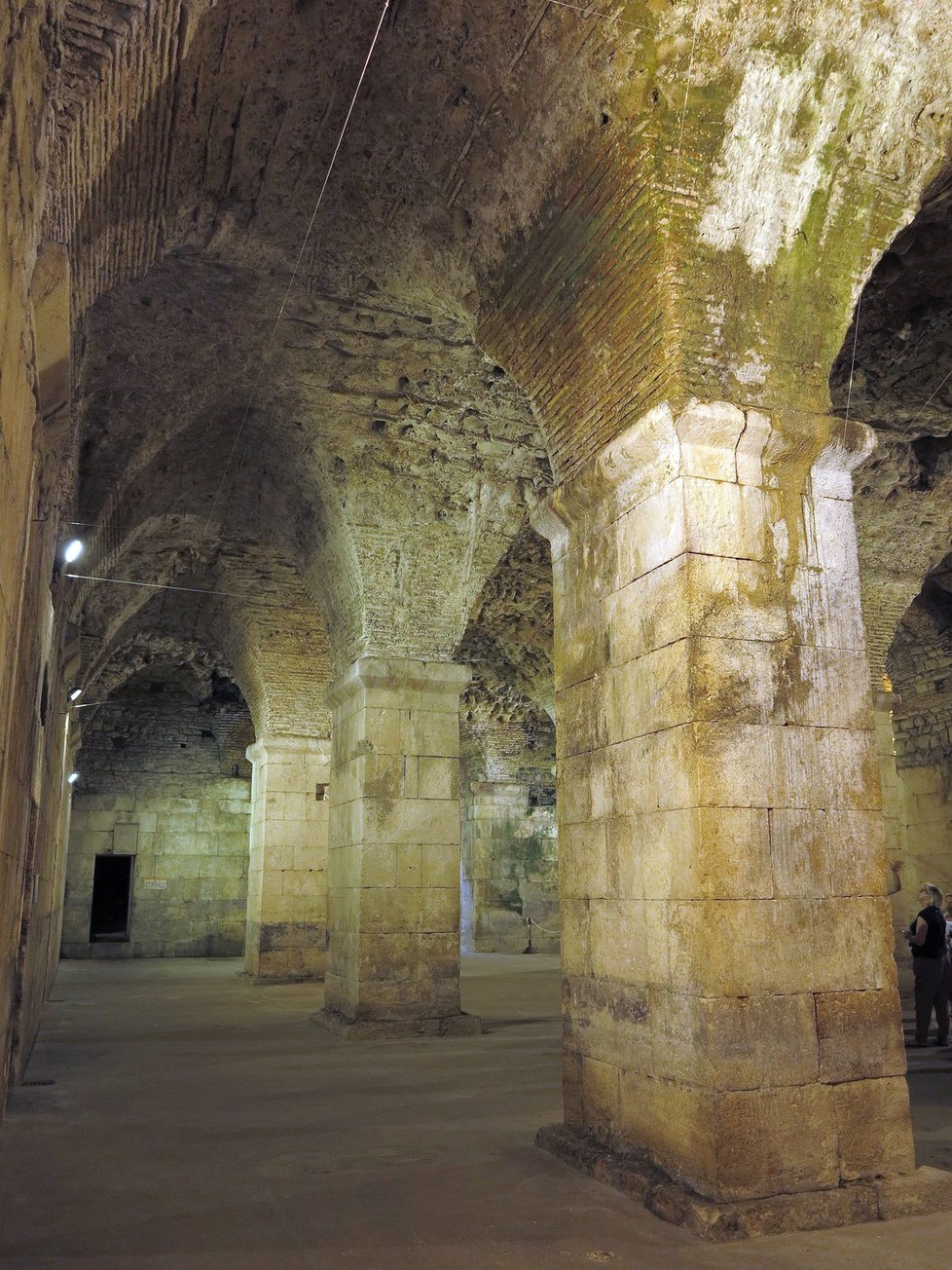 Rozsáhlý palác římského císaře Diokleciána ze třetího století
