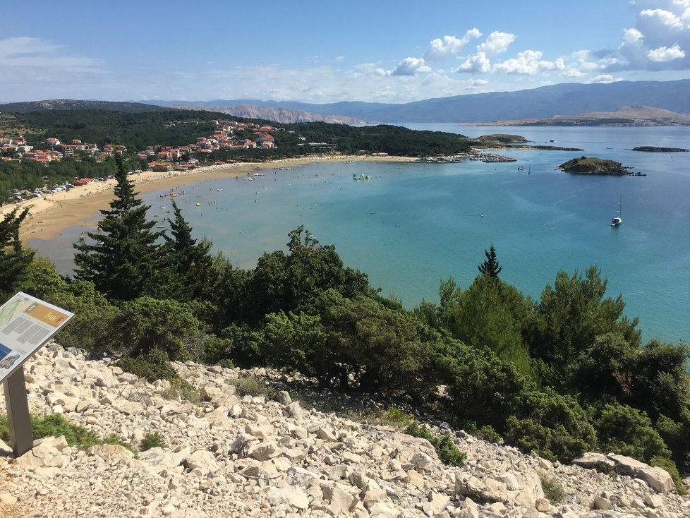 Ostov Rab a Rajska plaža