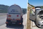 Českému turistovi v Chorvatsku vzplálo auto! Zachránil ho duchapřítomný řidič cisterny