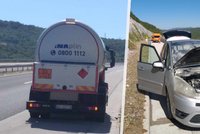 Českému turistovi v Chorvatsku vzplálo auto! Zachránil ho duchapřítomný řidič cisterny