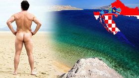 Chorvatsko bez plavek: Velký přehled nudapláží a kempů pro naháče!