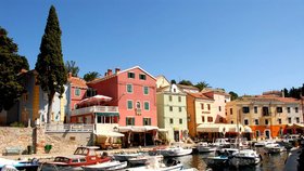 Ostrov Losinj, Chorvatsko.