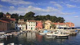 Ostrov Losinj, Chorvatsko.