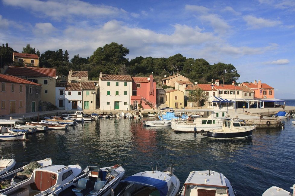 Ostrov Losinj, Chorvatsko.