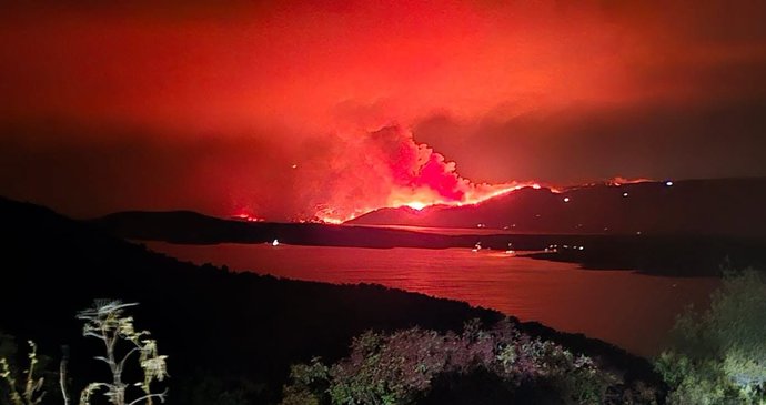 Požáry na chorvatském ostrově Brač (září 2026)