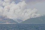Požár bylo vidět až ze Splitu