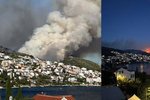 Češka Kateřina zažila na dovolené s přítelem požár na chorvatském ostrově Čiovo (červenec 2023)