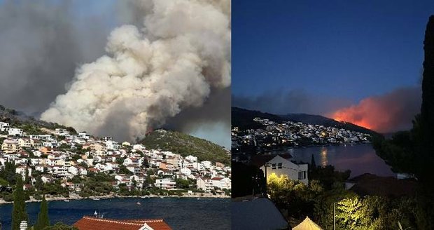 Češka Kateřina o požáru na chorvatském ostrově Čiovo: „Oheň se šířil rychle, z nebe padal popel“ 