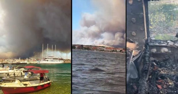 Další svědectví o požáru v Chorvatsku: Vnuk (6 měs.) se dusil, mámy s dětmi prchaly do moře!