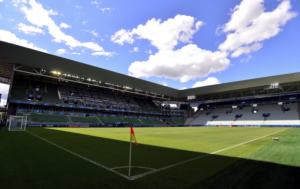 Stadion ve francouzském St. Étienne