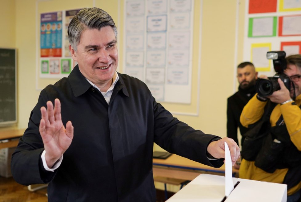 Příštím prezidentem Chorvatska bude podle odhadů Zoran Milanović