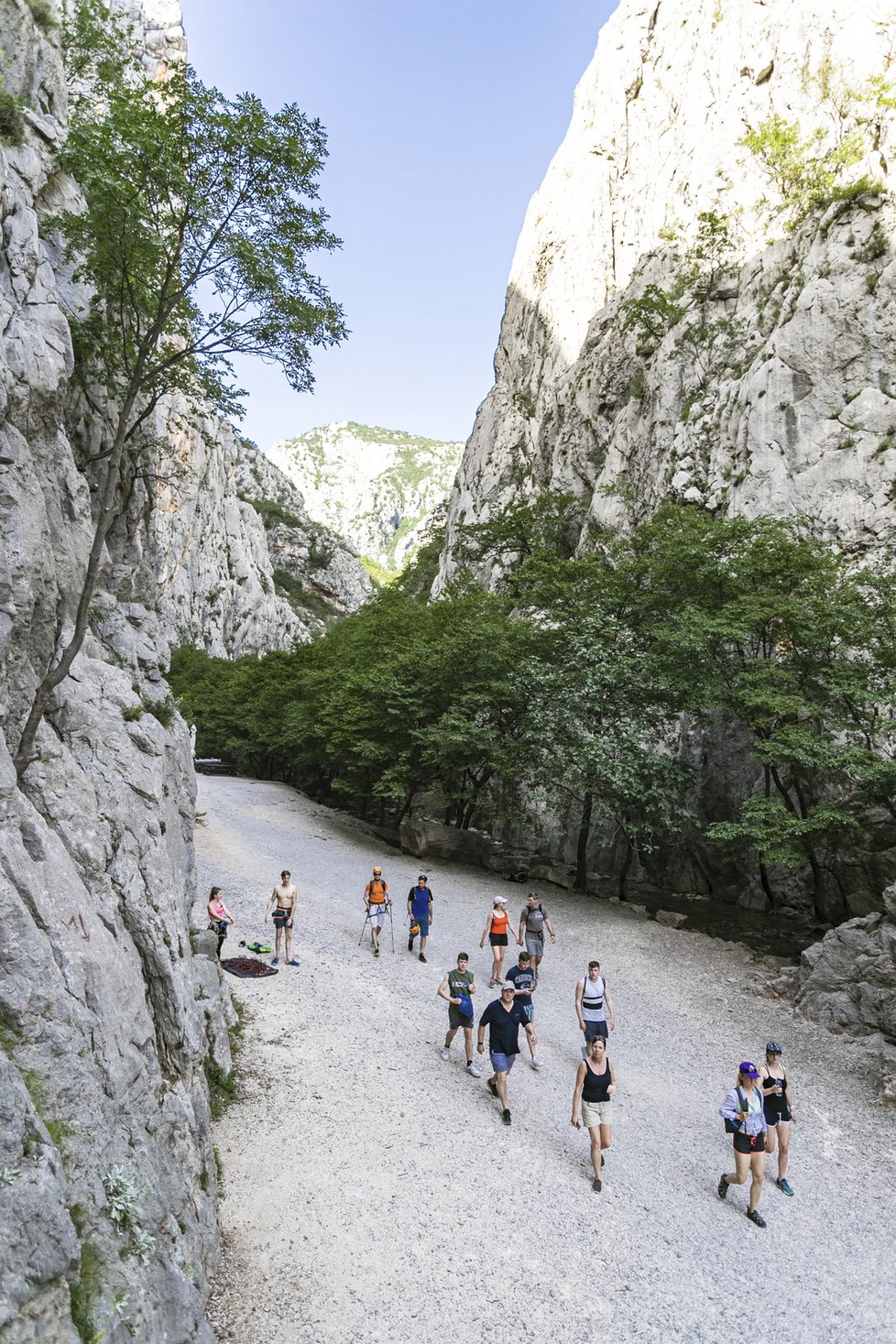 Paklenica - Těmito kaňony se proháněl náčelník apačů Winnetou.