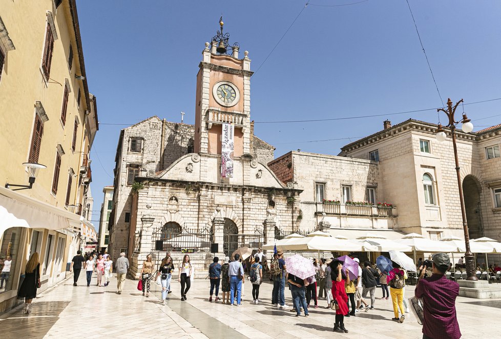 Zadar - městská strážnice na Národním náměstí