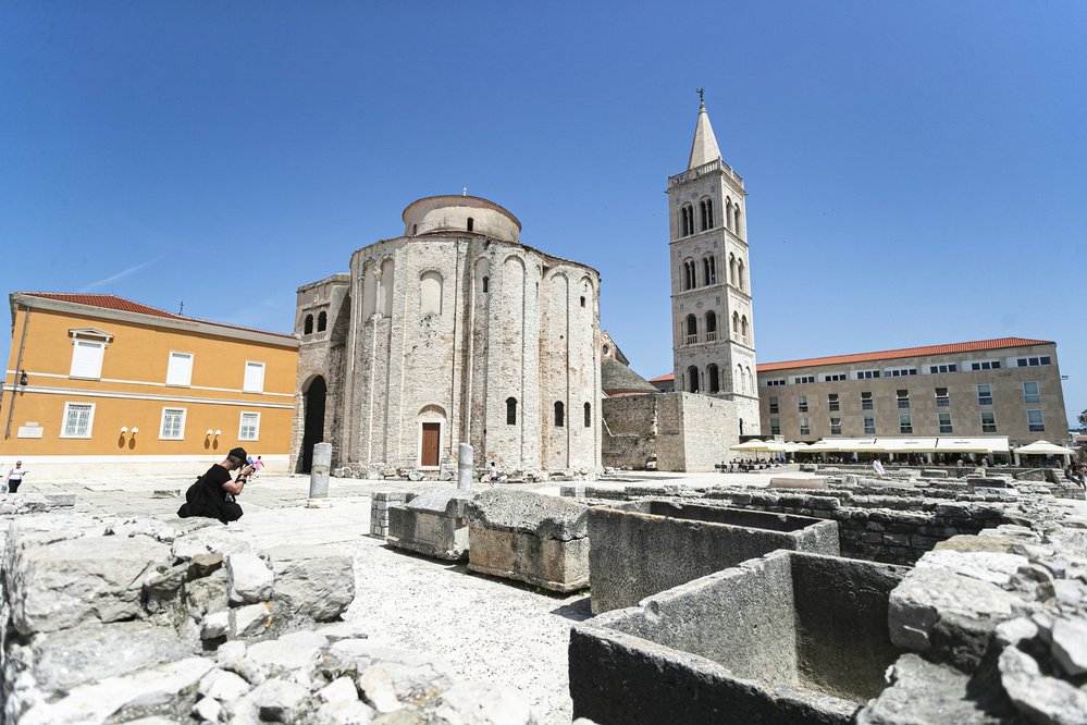Zadar - kostel sv. Donáta je jednou z nejcennějších středověkých staveb Chorvatska.