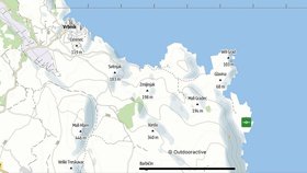 Turisty v Chorvatsku při vyjížďce na lodi zastihla bouře. Zachraňovat je museli záchranáři.