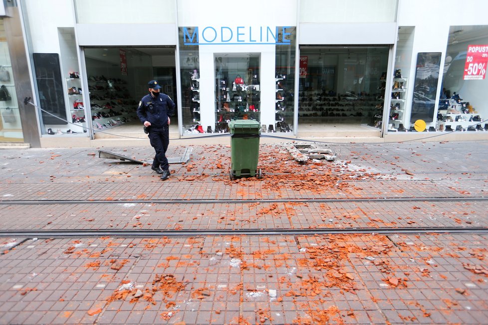 Zemětřesení v Chorvatsku.