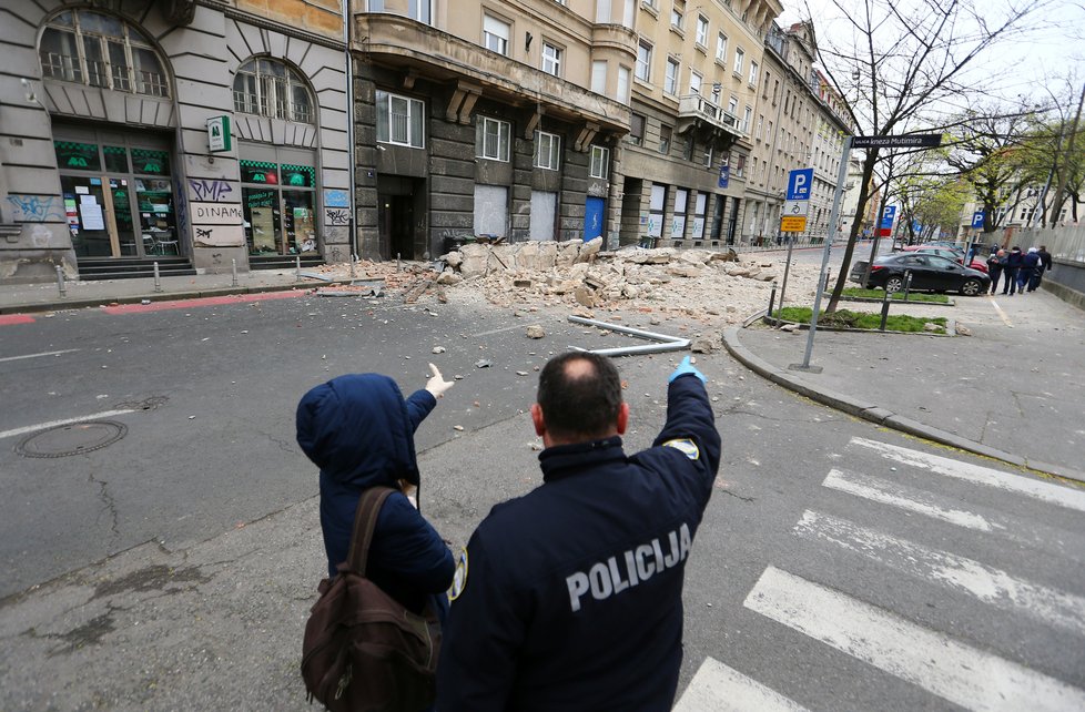 Sever Chorvatska zasáhlo zemětřesení. (22.3.2020)