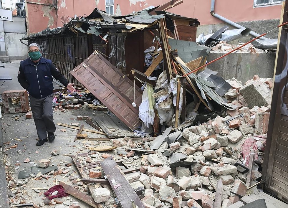 Sever Chorvatska zasáhlo zemětřesení (22. 3. 2020).