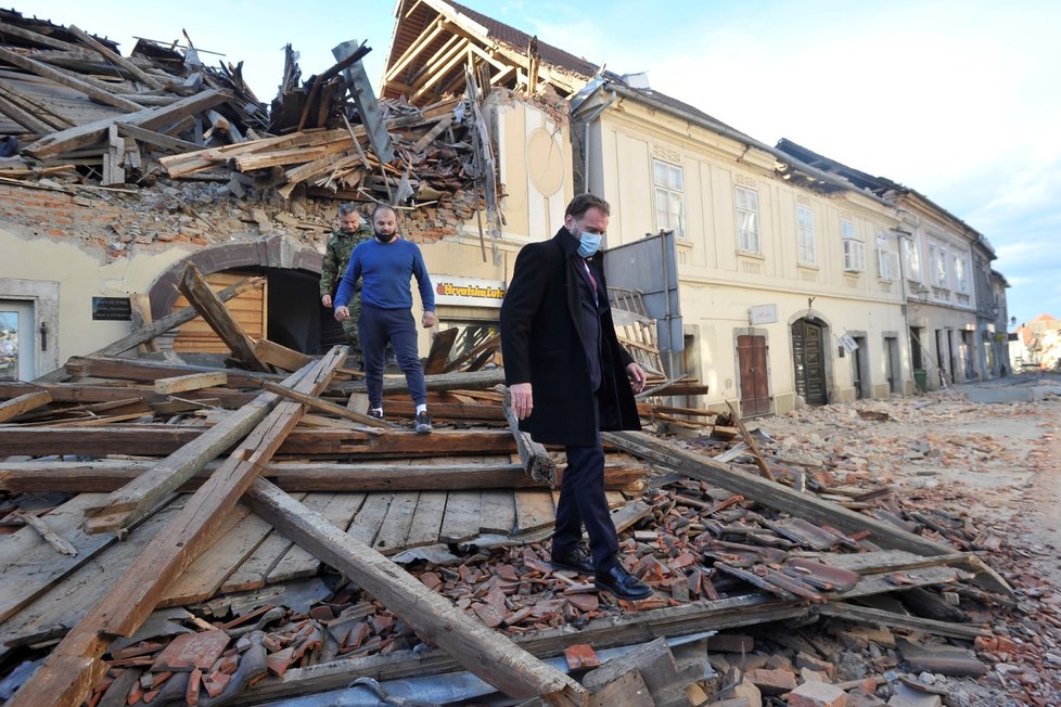 Zemětřesení v Chorvatsku, 29. prosince 2020.