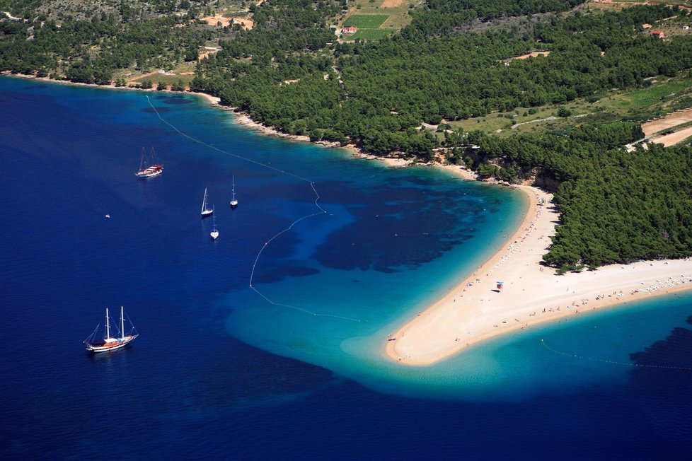 Zlatni Rat, ostrov Brač