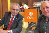 Chovanec se Zemanem oslavil vítězství a oznámil: Chci vést ČSSD. Hlásí se i Zimola
