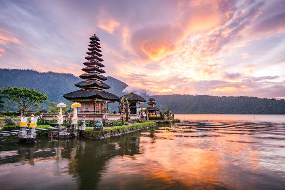 Chrám Pura Ulun Danu Bratan na Bali