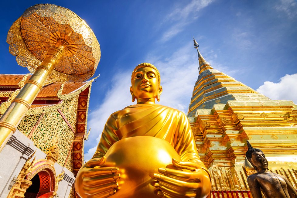 Thajský chrám Wat Phra That Doi Suthep