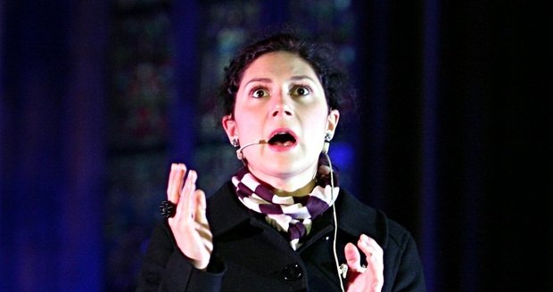 Nejmladší Anežkou Českou se v unikátním představení stala Marta Issová, která svou roli opravdu prožívala naplno.