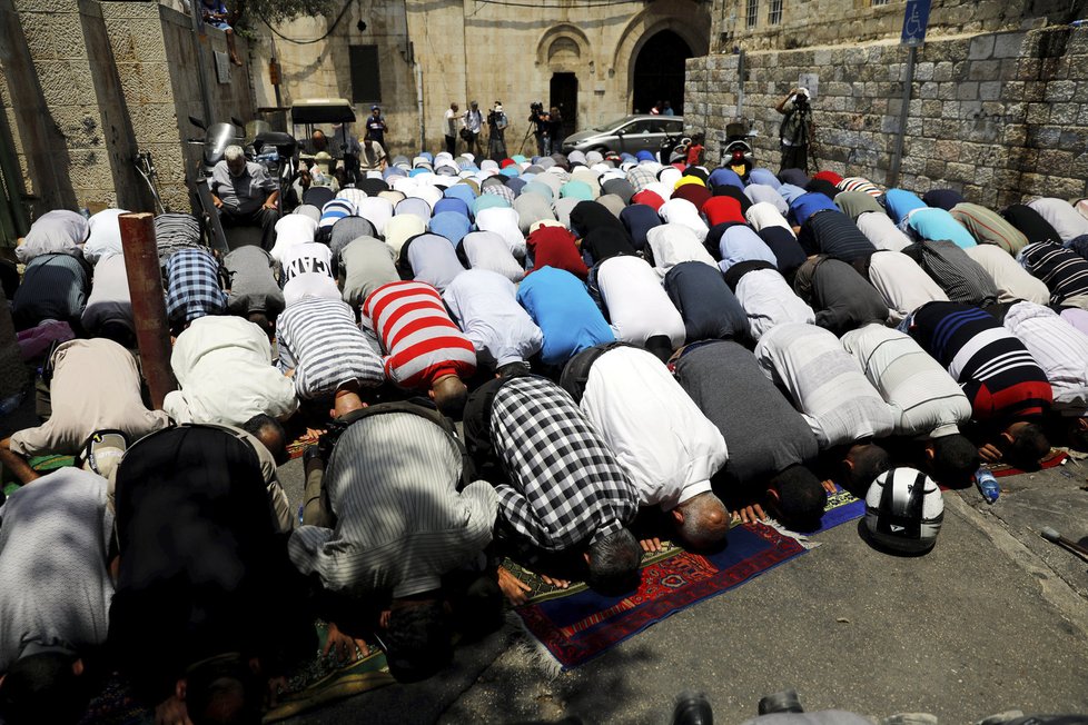 Muslimové v Jeruzalémě