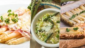 Chřestová sezona je v plném proudu: 5 nejlepších receptů na polévku, koláč i rizoto!