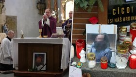 Loučení s obětí střelby v Chřibské, Liborem Cicvárkou