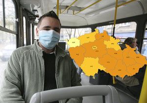 Epidemie chřipky udeřila na celém území ČR.