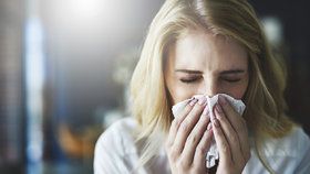 Nemocnost akutními infekcemi dýchacích cest včetně chřipky v Česku dosáhla tento týden úrovně epidemie, za týden přibylo pacientů téměř o pětinu (ilustrační foto)