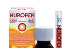 Nurofen pro děti suspenze, snižuje horečku, zmírňuje záněty různého původu a tlumí mírné až středně těžké bolesti, 79 Kč/100 ml