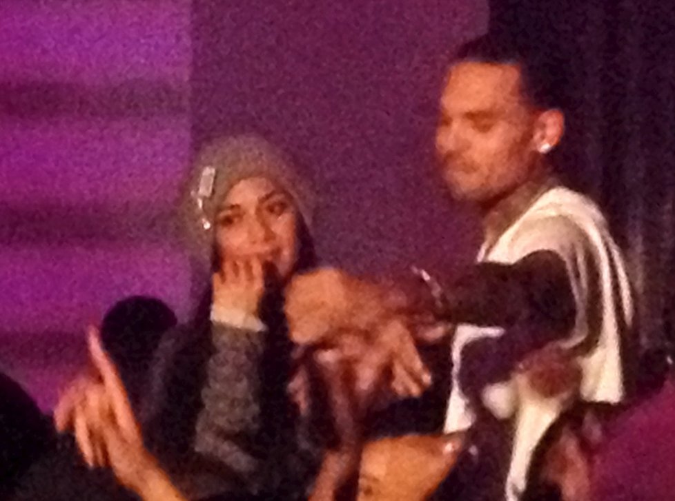 Chris Brown se dobře bavil se zpěvačkou Nicole Scherzinger.