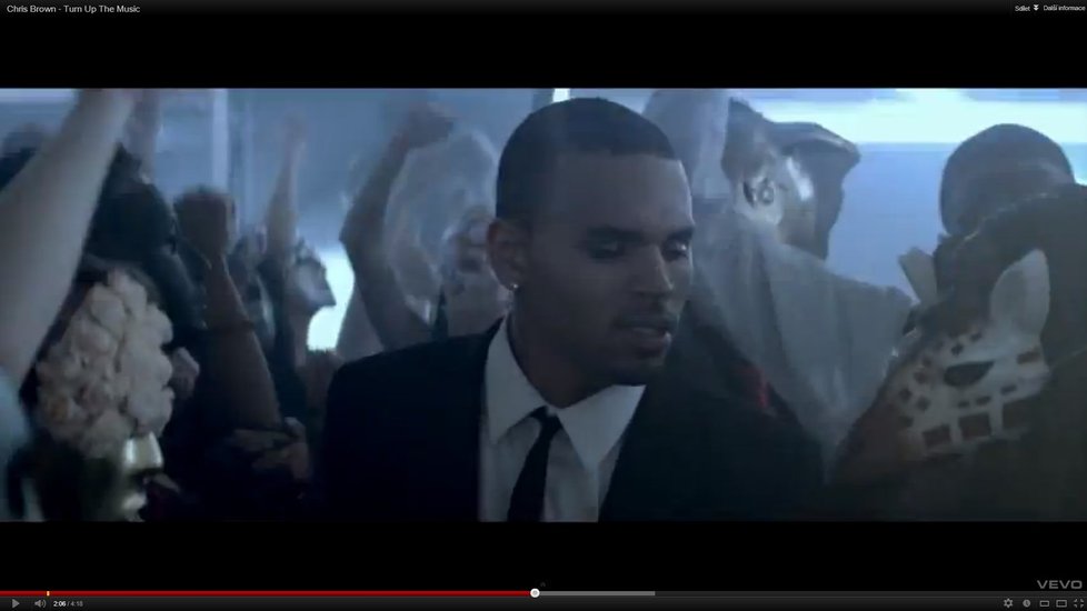 Chris Brown získal cenu za nejlepší mužsky klip roku