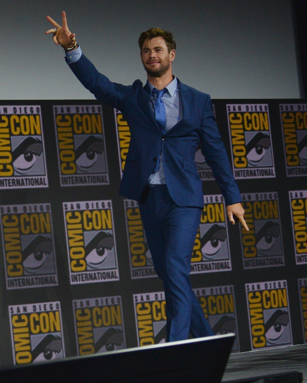 Chris Hemsworth alias Thor na Comic Conu