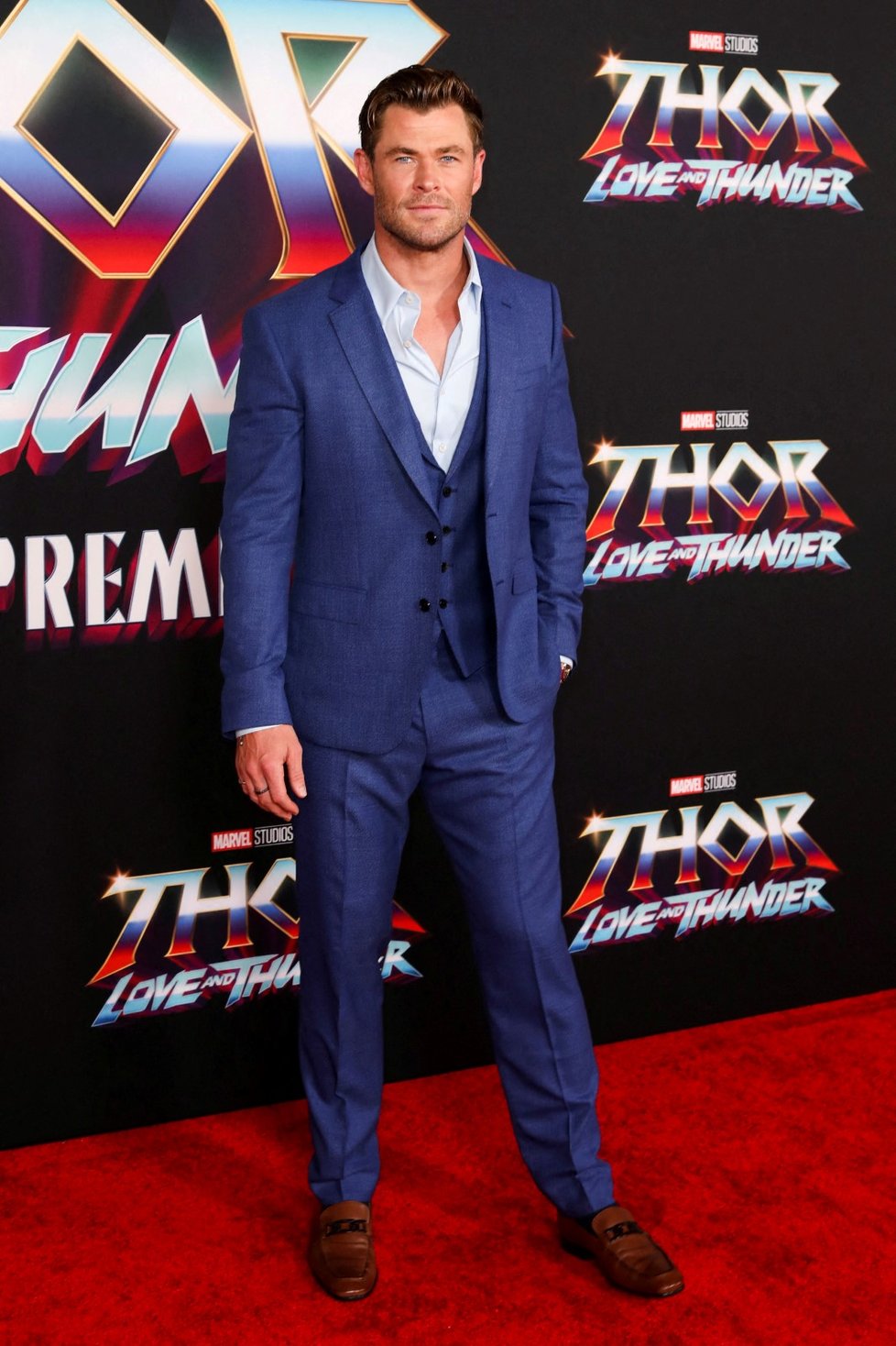 Premiéra filmu Thor: Láska jako hrom v Los Angeles: Chris Hemsworth